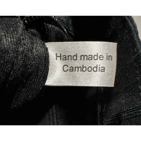 Aspara  women vintage evening black silk shoulder handbag - Picture 9 of 16